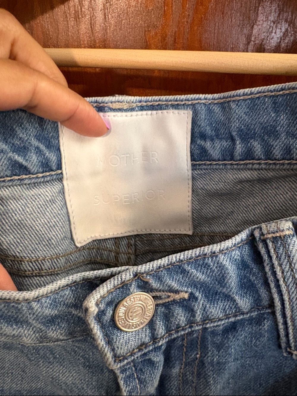 Mother superior jeans THE DOWN LOW SPINNER SNEAK size 32 - Picture 2 of 7